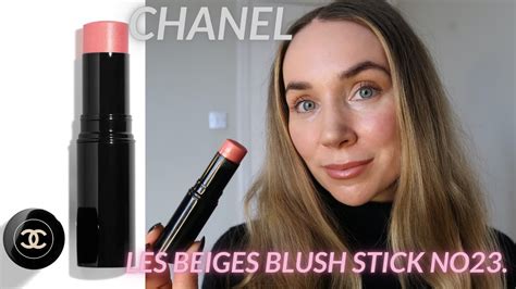 chanel creme blush nr 23 review|chanel les beiges colors.